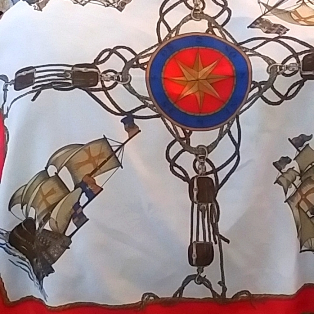 Vintage Nautical Scarf